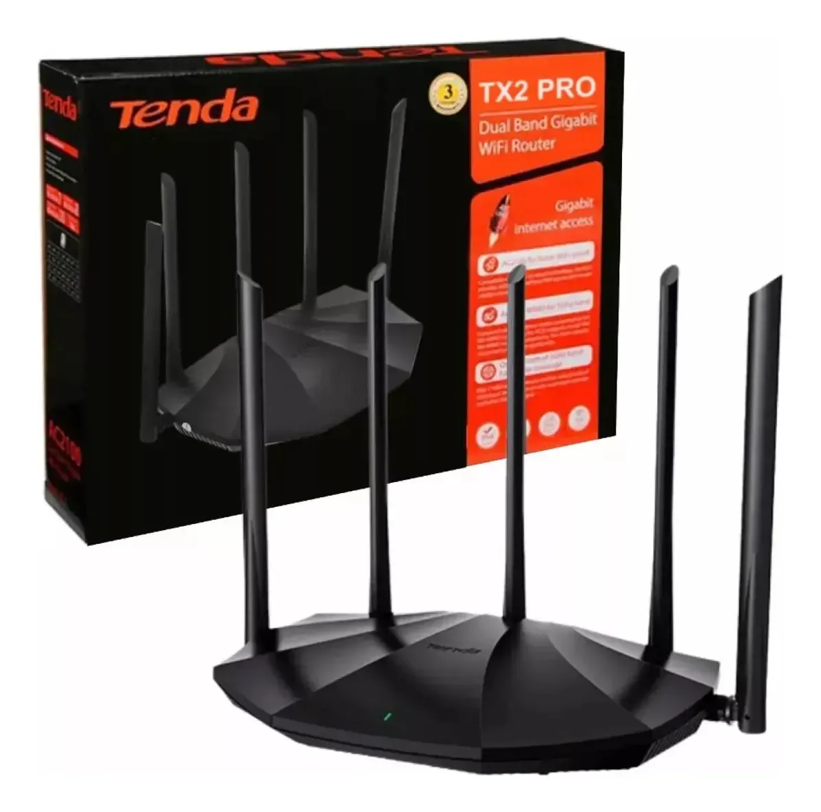 Router Tenda Tx2 Pro Wifi 6 Ax 1500 Doble Banda