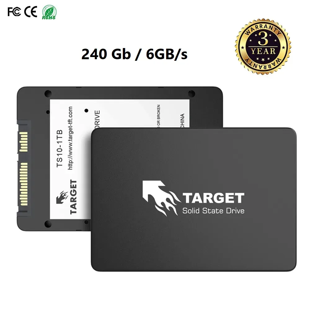Disco Sata III 2,5" Ssd 240gb Target 6G/s
