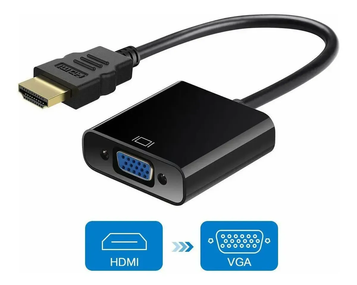 Adaptador Convertidor De Señales Hdmi A Vga