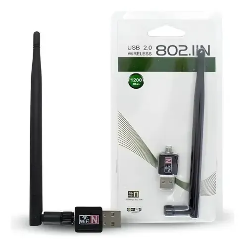 Adaptador Con Antena Wifi Usb 1200mbps Pc Laptop Usb 2.0