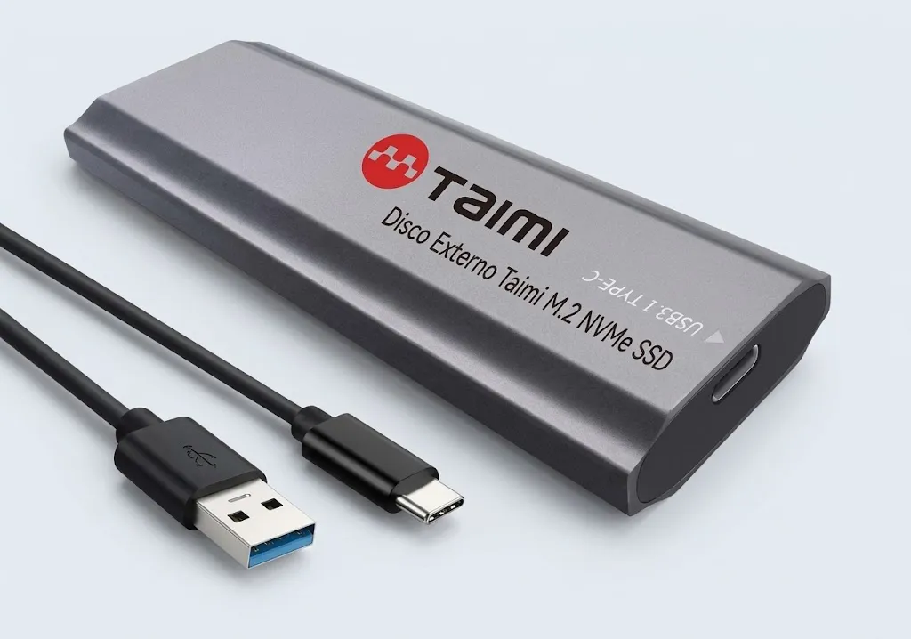 Disco Externo 256Gb M.2 Nvme Tipo C Usb 3.1 Ultra Rapido