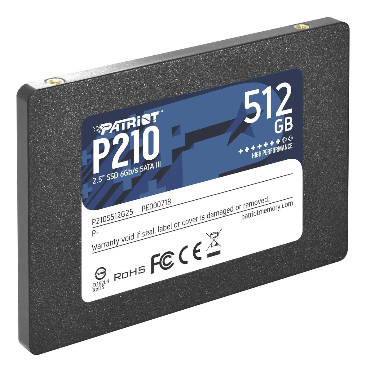 Disco SSD 512 Gb 2.5 Patriot P210