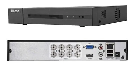 Dvr 8 Canales Turbo Hd 1080p Hilook / Dvr-208q-k1