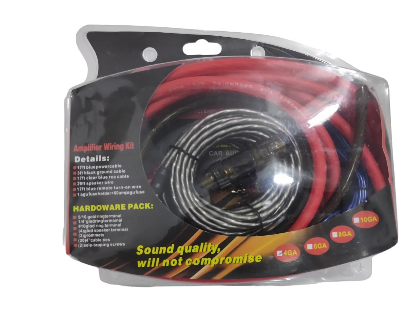 Kit Cable Kai Sonido Planta  #4 1500 Watts