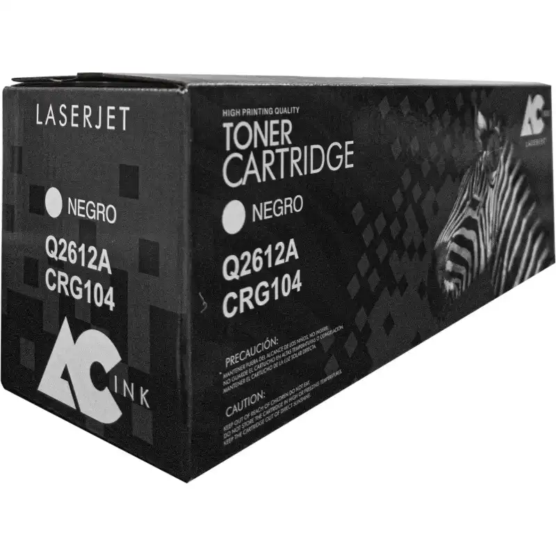 Toner Ac Ink q2612a  12A crg104 negro